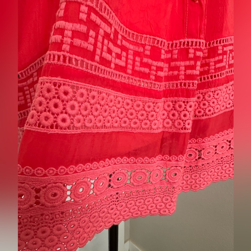 Johnny Was Coral Sleeveless Blouse - Picture 6 of 7